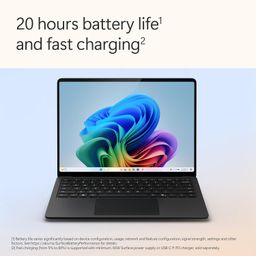 Microsoft New Surface Laptop (7th Edition) - Windows 11 Home Copilot + PC - 13.8” LCD PixelSense Touchscreen - Qualcomm Snapdragon X Elite (12 Core) - 16GB RAM - 1TB SSD - Graphite - ZXX-00059 image 2