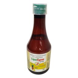 LipaZyme Syrup | Digestive Enzyme B-Complex with Lysine | Pineapple Flavour | 200ml | Appetite Booster & Digestive Support | Dietary Supplement – Agrosaf image 1