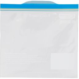 Amazon Basics - Multipurpose Zip Lock Storage Bags | 45 Count | Small | 21.3 x 18 cm | Reusable and Reclosable with Double Zipper | Material Plastic | Leak- Proof | Food Grade | Microwave Safe image 4