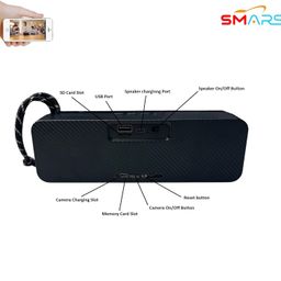 smars Full HD 1080p Portable Bluetooth Speaker Spy Hidden Camera | Audio & Video Recording | Dual-Function Use as a Speaker & Hidden Camera | Support Upto 128 GB SD Card | image 2