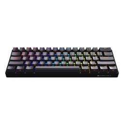 Zebronics ZEB-MAX NINJA 61 keys wireless mechanical keyboard with 3 Bluetooth connections, 2.4GHz Nano receiver, Type C wired mode, RGB backlit, built-in rechargeable battery and N-key rollover(Black) image 2