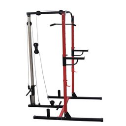 HASHTAG FITNESS Power Squat Rack with LAT Pull Down, Squat Stand Gym equipments for Home latpull Capacity up to 120kg (Squat Rack with Latpull Down) image 1
