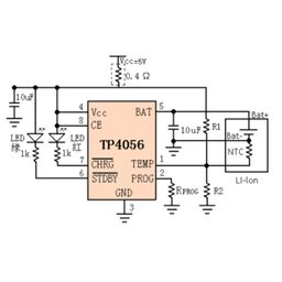 IDUINO 10pcs TP4056 Type-C USB 5V 1A 18650 Li-ion Lithium Battery Charger Module Charging Board 18650 Charger Module with Dual Protection Functions image 3