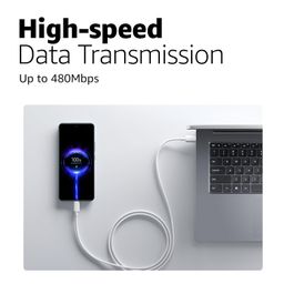 Xiaomi Hypercharge 60W Type C to Type C Cable for iPhone, Smartphones, Tablets, Laptops, Macbook & Other Type C Devices, Supports Power Delivery (PD) Technology, 480Mbps Data Sync image 5
