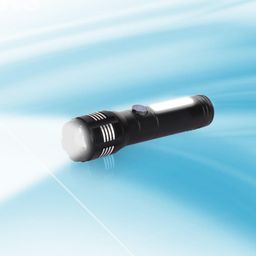 Care 4 LED+COB Rechargeable Emergency Long Range Torch Light image 2