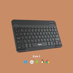 Fingers BT-Freedom Bluetooth Mini Keyboard (Type-C Rechargeable with 30-Day worktime, X-Type Scissor Keys) - Jet Black image 5