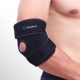 GLORIFIED ORTHO Adjustable Elbow Brace Cubital tunnel brace for sleeping, Tendonitis Elbow Splint, Ulnar Nerve Entrapment brace image 1