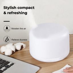 Allin Exporters 1000ml Touchpad Diffuser with Essential Oil 7 Color Changing LED Lights Cool Mist Timer Ultrasonic Humidifier for Home Baby Bedroom & Office (1Pc, Multicolour) image 2