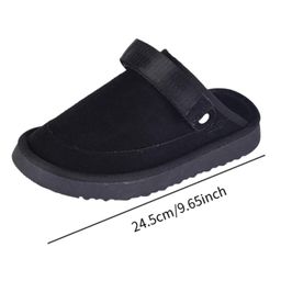 calandis ™ Clogs Slippers Fashionable PU Suede Leather for Indoor Outdoor House Sandals 39 | Sandals & Flip Flops | Womens Shoes image 5