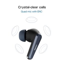 Noise Newly Launched Buds VS601 in-Ear Truly Wireless Earbuds with 50H of Playtime, Transparent case lid, Quad mic ENC, Dual Device Pairing, 10mm Driver, BT v5.3 (Cobalt Blue) image 5