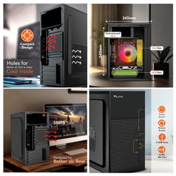 BLUETAIL RETAIL Core i5 2400 Desktop PC with HD Graphics, 16GB DDR3, 512GB SSD, H61 (HDMI/VGA) for Content Creation & Multi-Tasking, 1 Year Warranty image 4