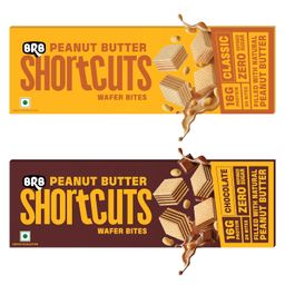 BRB Shortcuts - Peanut Butter Wafer Bites - Classic & Chocolate Combo image 1