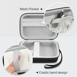 Againmore Case Compatible with Canon Ivy 2 Mini Photo Printer/for KODAK Step/for Ivy CLIQ+2 CLIQ 2, Mobile Wireless Bluetooth Instant Camera Printer Cover fits Photo Paper & Cable(Case Only)-Black image 4