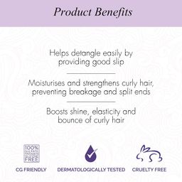 Curl Up Curl Hydrating Silicone Free Conditioner - For Frizzy, Wavy & Curly Hair - No Sulphate And Paraben - 200 ml image 3