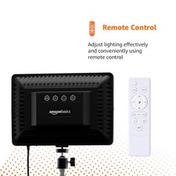 Amazon Basics Studio Light with Stand | Studio Photography and Video Recording | 3000K - 6500K | Remote Control | 7ft Tripod Stand image 3