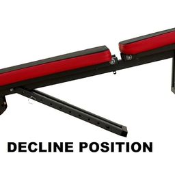 Kobo Adjustable Flat Incline Decline Bench Abs Weight lifting Exercise (Imported) image 3