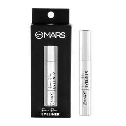 MARS Free Flow Eyeliner Cream with Demi Matte Finish | Long Lasting, Smudgeproof & Easy Glide Formula (6 ml),Black image 5