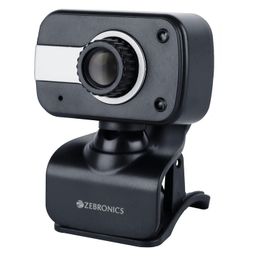 Zebronics Zeb-Crystal Clear Web Camera with 3P Lens,Built-in Microphone,Auto White Balance,Night Vision and Manual Switch for LED (Black) image 3
