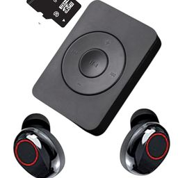 xzor 8GB Bluetooth Media Player with Wireless Earbuds, Built-in Speaker, Automatic Pairing, Recharable MP3 Player image 1
