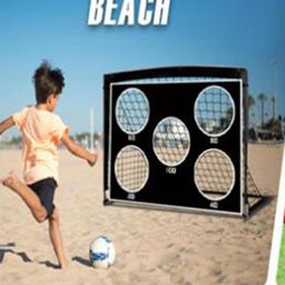 SECRET DESIRE Soccer Goal Practice Combination Goals Soccer Net for Park Garden Playground Black image 3