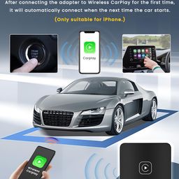 Roinvou Wireless CarPlay Adapter, Upgraded Plug & Play Dongle for iPhone with 5.8GHz WiFi, Easy Installation and Online Updates, Compatible with OEM Wired CarPlay Car Models image 5