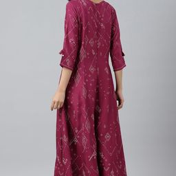 Wine Mock Layer Fusion Jumpsuit with Shell image 4