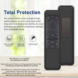 ADDGRIP Silicone TV Remote Cover Compatible with Samsung Smart TV Remote 2023 BN59-01432G BN59-01432A BN59-01432J BN59-01432 Case (Remote Control not Included) - Black Style 1 image 3