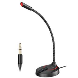 MERISHOPP®USB/3.5mm Mini Condenser Microphone Mic for PC Computer F12 Black 3.5mm|Computers/Tablets & Networking | Microphones|1 * Microphone image 1