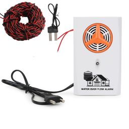 chitra-tech Water Tank Overflow Alarm, in Both Hindi and English Language, Works with AC220-240V, Heavy Brass Parts,, with Water Sensor and 15 Meter Connecting Wire (CTWA04-15M) image 1