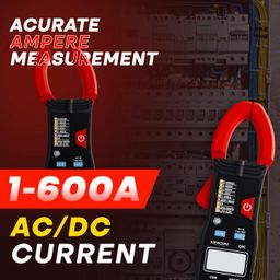 NEWDRU VoltGuard Pro Digital Clamp Meter | 6000 Counts Multimeter with Non-Contact Testing | Measures AC/DC Voltage, Current, Resistance, Capacitance & Frequency | High Accuracy & Multi-Use image 3