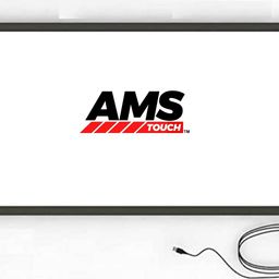 ams touch 21.5" (22") AMS Infrared Touchscreen Overlay with Glass, 10 Finger Multi-Touch Points with Gesture Support, USB-HID Plug & Play image 2