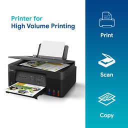 Canon PIXMA MegaTank G3730 All-in-one (Print, Scan, Copy) Wireless Inktank Printer with Additional 1 Year Warranty on Product Registration image 4