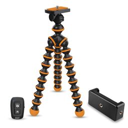 Amazon Basics Gorilla Tripod/Mini 33 cm (13 Inch) Tripod for Mobile Phone with Phone Mount & Remote, Flexible Gorilla Stand for DSLR & Action Cameras image 1