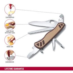 Victorinox Swiss Army Knife - Trailmaster - 12 Functions, Multi-utility Tool, Brown - 111 mm image 3