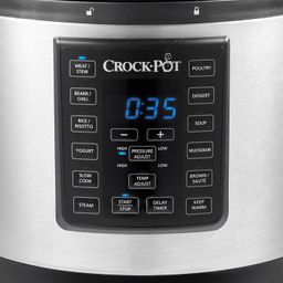 Crock-Pot 6 Quart 8-In-1 Multi-Use Express Crock Programmable Slow Cooker, Pressure Cooker, Sauté, And Steamer, Stainless Steel (Sccppc600-V1). image 4