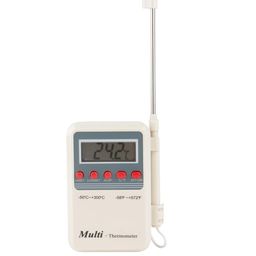 Thermomate Digital Multi-Stem Thermometer with LCD (White Multicolor) image 1