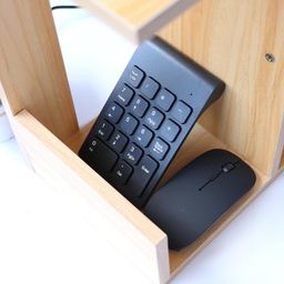 calandis CALANDIS® 2.4G Numeric Keypad Wireless Keypad Extensions with Mouse for Laptop Desktop Black image 2