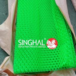 singhal UV Stabilized Anti Bird Net, Tree Guard Net, Garden Fencing Net PVC Virgin HDPE, 4 Feet Height X 5 Feet Length, Green with 1 Cutter & 50 PVC Tags image 4