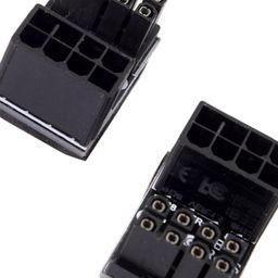 calandis CALANDIS® 2Pcs Gpu 180 Degree Angle Power Adapter Set for Desktops Graphics Card 8Pin | 2 Pieces 180 Degree Angled Adapter image 5