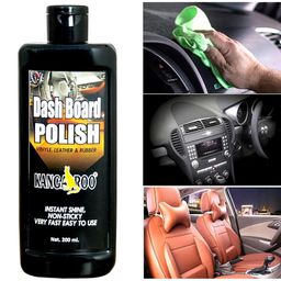 kangaroo Kangaroo® CAR Polish 200 ML + Dashboard Polish 200 ML + 2 Foam APPLICATORS image 3