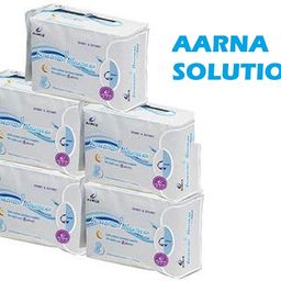 AIRIZ Active Oxygen And Negative Ion Soft-Cotton Sanitary Pads For Night Use (40 Pieces) - Pack Of 5 image 3