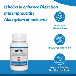 teamex Detox tablets help in digestion an Metabolism 100% natural ingredient | Liver cleanse & detox supplements for men & women | Liver, gallbladder support | 30 tablet image 4