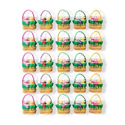 generic YRK Joint Pasupu Kumkum Bottles with Handle Pack of 25 Pc | Joint Haldi Kumkum Set of 25 Pc (25) | Yellow| 10 ml | Glass image 1