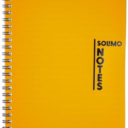 Amazon Brand - Solimo Notebooks, Spiral-Bound, Lightweight, Vibrant Colours (A5, 100 Pages, 70 GSM, Set of 5) image 4
