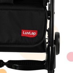 Luvlap Sunny Stroller/Pram with Reversible Handlebar, 5 Point Harness, 3 Level Recline Adjustment, Compact and Easy Fold, for Newborn Baby/Kids, 0-3 Years (Black) image 4