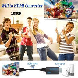 sartyee Alife Wii to HDMI Converter Adapter, ALife Wii to HDMI 1080P Or 720P Output Video Converter & 3.5mm Jack Audio Output Wii HDMI Converter Supports All Wii Display Modes image 4