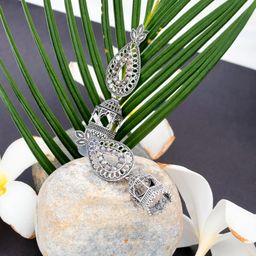 fashion frill Earrings For Women Floral Vintage Design Traditional Drop Jhumke For Women Girls Love Gifts 12 Pair of Earrings image 2