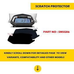 NIKAVI SMSG06 Speedo Meter Screen Protector for Hero Xpulse 200, Xtreme 200s,Xpulse 200t, Glamour + NKVKC (Transparent) Full Screen Coverage with Easy Installation Kit image 2