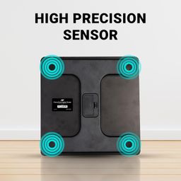 ant esports ANT Flora Bud Digital Weighing Scale, Highly Accurate Digital Bathroom Body Scale, Precisely Measures Weight up to 180Kg LCD image 3