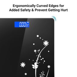 ant esports ANT Flora Bud Digital Weighing Scale, Highly Accurate Digital Bathroom Body Scale, Precisely Measures Weight up to 180Kg LCD image 2